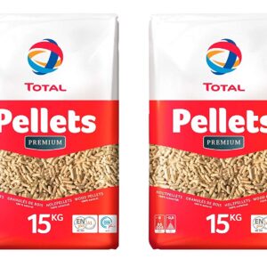 Insgesamt 2 Säcke à 15 kg Holzpellets in Premiumqualität