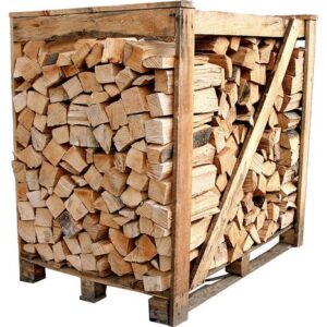 Trockenes, hartes Brennholz zum Heizen (1 Kubikmeter)