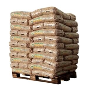 Bioenergiepellets - Palette mit 66 Säcken Holzpellets (15 kg/Sack)