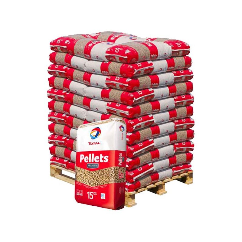 Total Pellet Premium Holzpellets – 990 kg Paletten