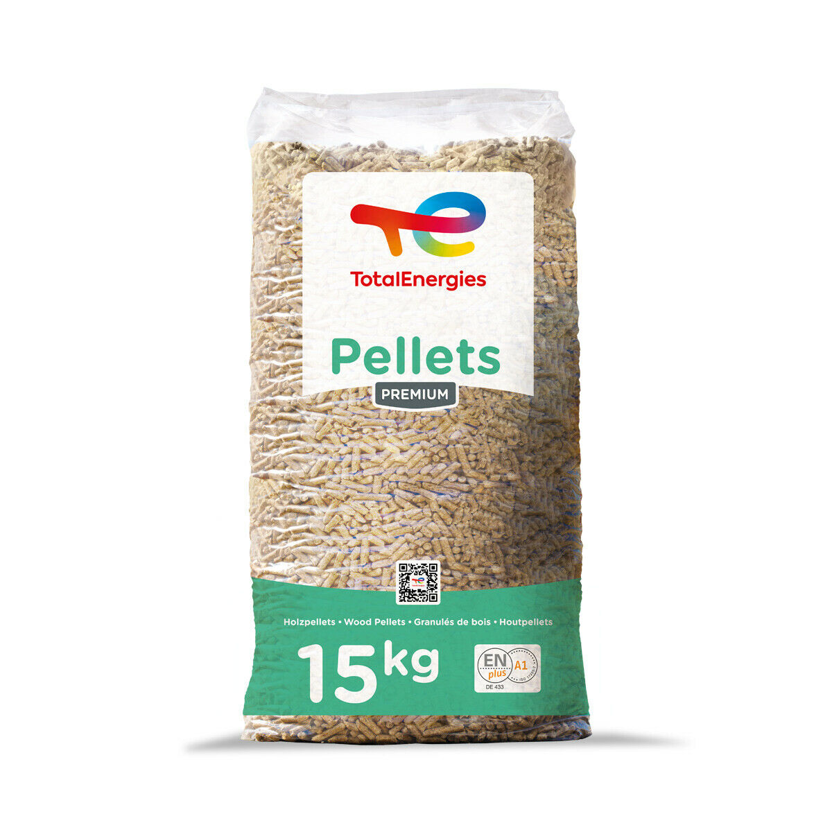 Premium-Holzpellets 6 mm, 15 kg x 65 Säcke, 975 kg Palette, ENplus A1 – Image 3