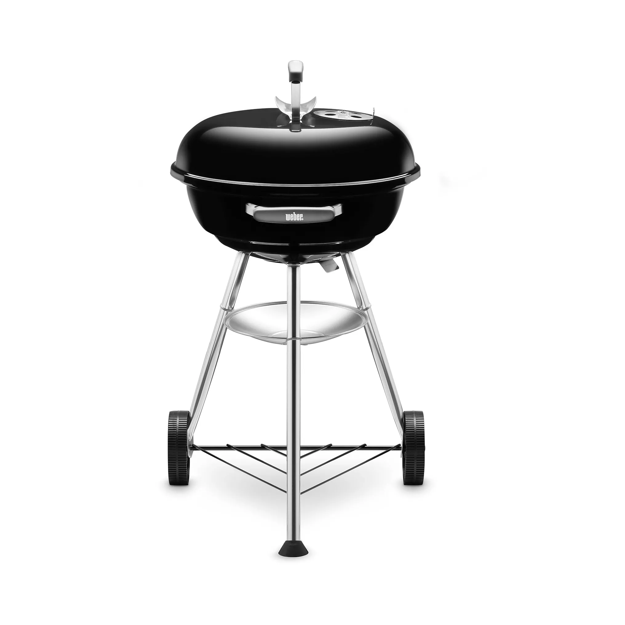 Kompakter Kugelgrill mit Holzkohle, Durchmesser 47 cm