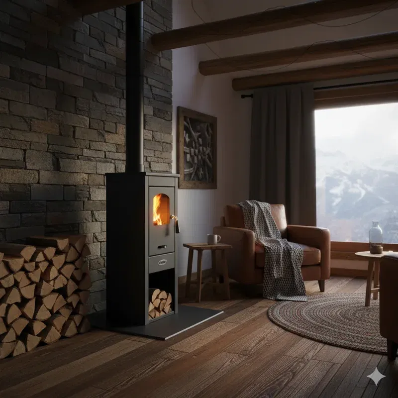 Blinky EKONOMIK LUX‑LM BERNA Holzofen – 5,2 kW | 4 Sterne – Image 2