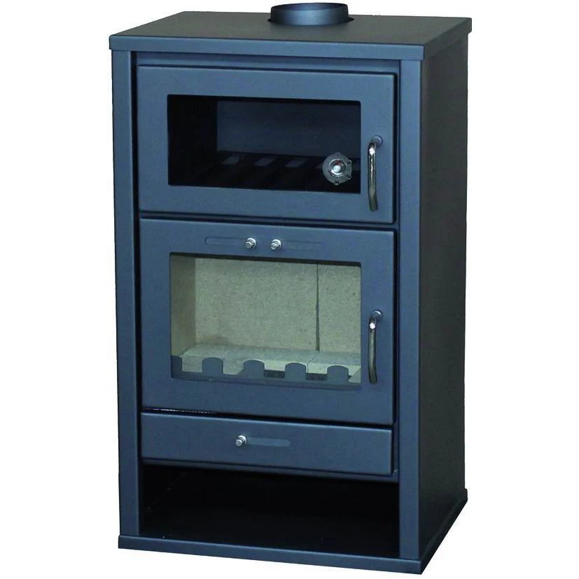 Triumph-F Stahlherd mit anthrazitfarbenem Backofen